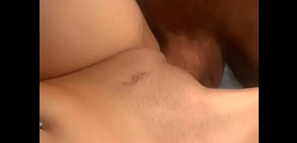 Petite blonde is fucked by big dick with her arms held behind her back in hotel